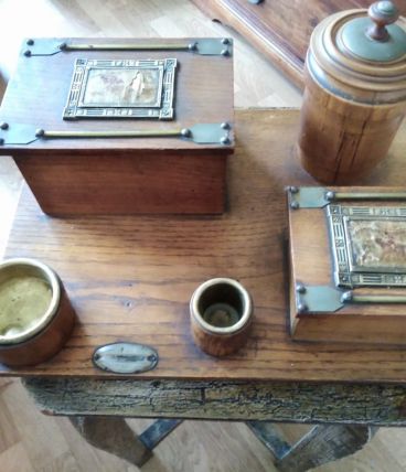 Nécessaire pour fumeurs années 1920