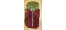 housse de protection chemisette en voyage - rouge