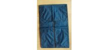 housse de protection chemisette en voyage - bleue