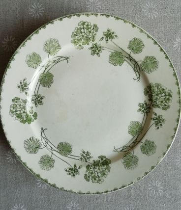 Assiette de présentation Géranium