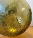 Dame-jeanne en verre verte