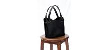 Mini sac vernis noir 60’s fermoir porte monnaie