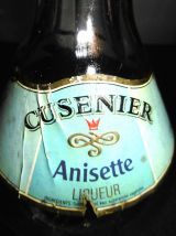 Rare Ancienne bouteille/carafe CUSENIER Liqueur Anisette 