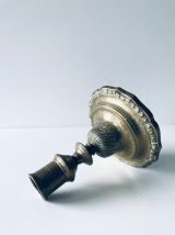 Bougeoir ancien en bronze doré
