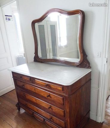 commode coiffeuse miroir psyché