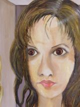 Portrait huile sur toile