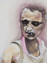 Portrait huile sur toile