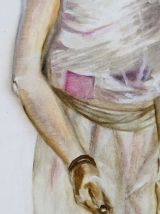 Portrait huile sur toile