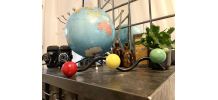 Porte manteaux boule vintage
