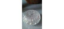 Jolie boite ronde en cristal d'Arques 