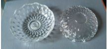 Jolie boite ronde en cristal d'Arques 