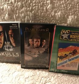 9 cassettes DVD d'actions