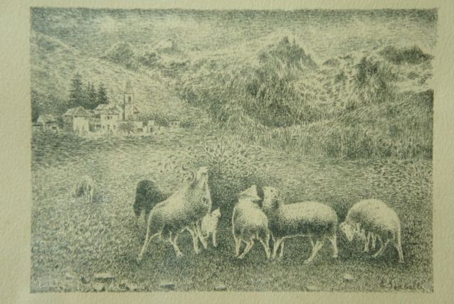 Gravure Champêtre