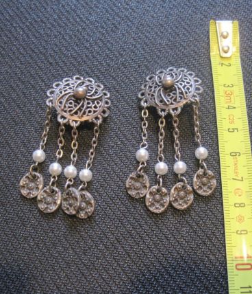 boucles  d'oreilles  ancienne vintage