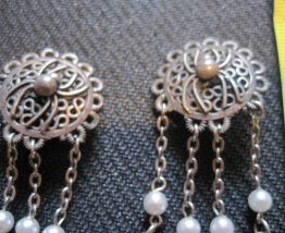 boucles  d'oreilles  ancienne vintage