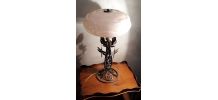 grande lampe art deco  aux libelules  