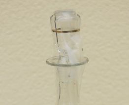 Carafe émaillée - Fleurs jaunes et feuillage