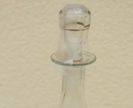 Carafe émaillée - Fleurs jaunes et feuillage