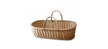 Couffin vintage rotin 