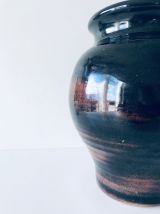 Vase en grès signé André Nault
