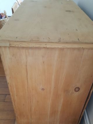 Commode en pin anglaise 19ème siècle