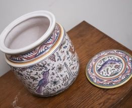 Bonbonnière vintage, peinte à la main et numérotée