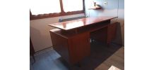 Bureau bois laqué année 60