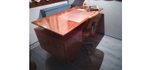 Bureau bois laqué année 60