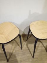 Paire de tabourets vintage