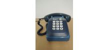 Téléphone bleu vintage