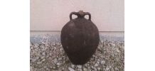Pot ´´Amphoré ´ Ancien Terre Cuite Noire