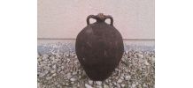 Pot ´´Amphoré ´ Ancien Terre Cuite Noire