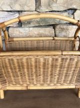Porte revue en Bambou vintage année 1960