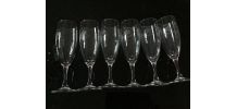 6 verres à champagne 