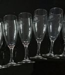 6 verres à champagne 