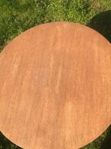 Table d'appoint ronde Art Déco année 1950