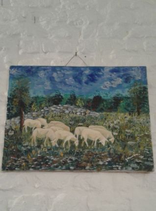 Peinture sur toile.