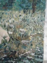 Peinture sur toile.