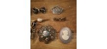 Lot broches vintage