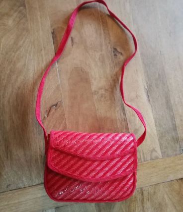 Sac rotin vintage