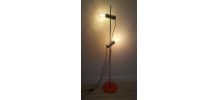 Lampadaire années 70 à 2 spots