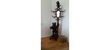 porte manteaux bois travail forêt noire 19ème