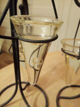 Objet de deco ou bougeoir fer forge