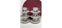 6 tasses à moka vintage