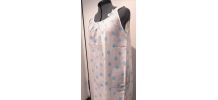 Chemise de nuit Vintage pois bleus 