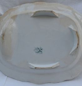 Plat de service en faïence anglaise Cork &amp; Edge