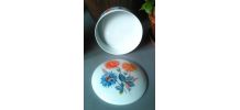 Boite ronde en porcelaine de Limoges 