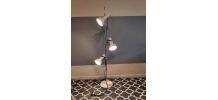 lampadaire style Monix blanc, 3 spots