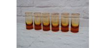 6 verres à whisky en cristal Moser