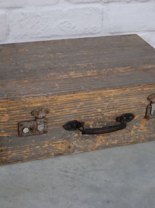 Malle en bois 1950